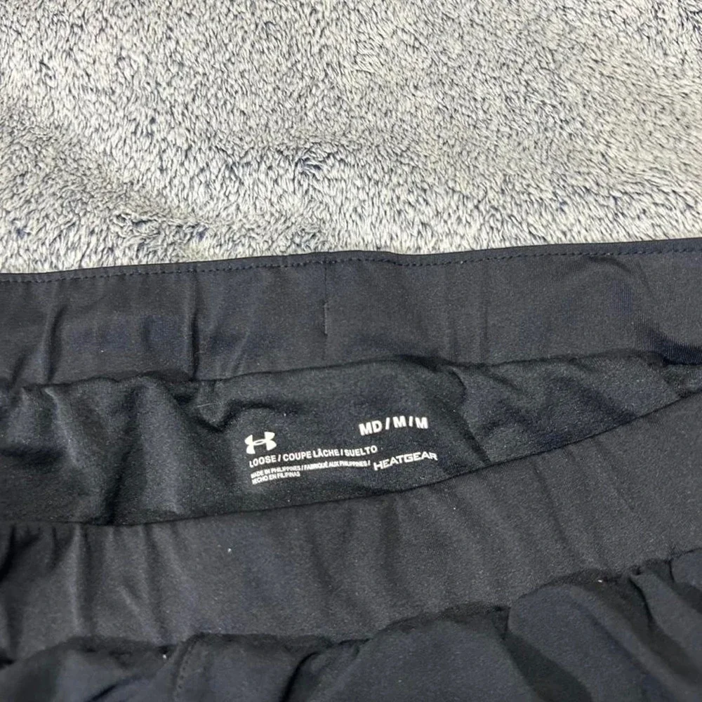 Under Armour black running shorts women's medium